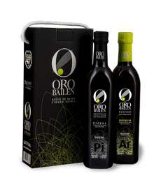 huile d'olive vierge extra Oro Bailen, Estuche picual - arbequina