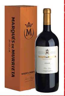 Vin rouge Marqués de Murrieta  en caja de cartón (Magnum)