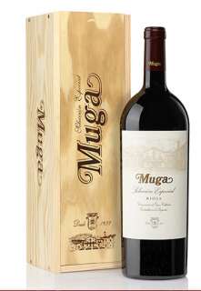 Vin rouge Muga  Selección Especial Magnum en caja de madera